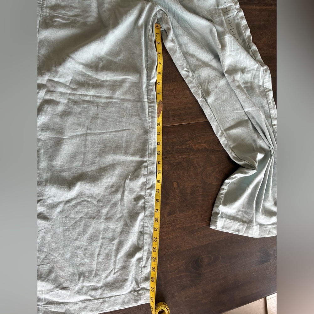 American Eagle Outfitters Wide Leg cotton/ Linen blend Pants - Picture 7 of 11